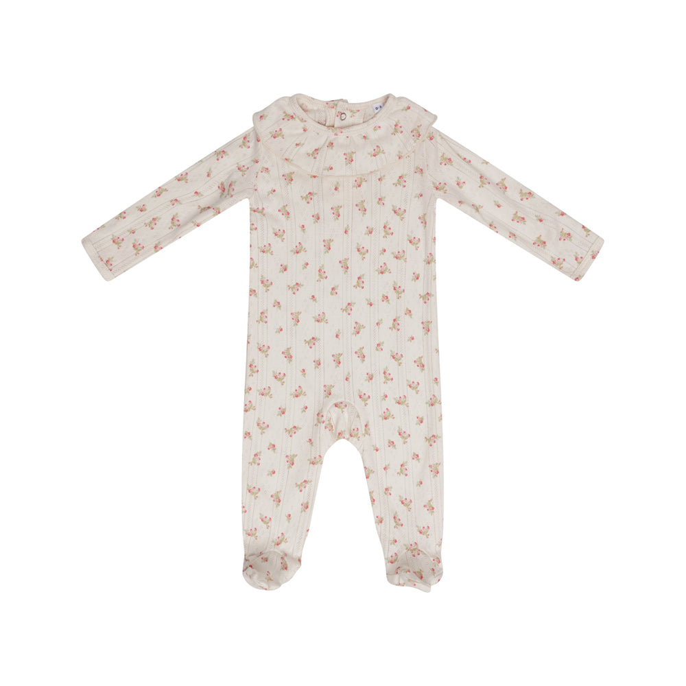 Lil Legs Pointelle Circle Romper - Ivory Lil Legs Pointelle Circle Romper - Ivory