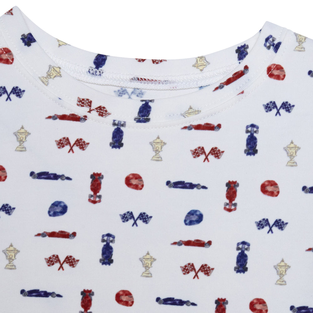 Children's Cotton Legging Sleep Set- Race Car-2