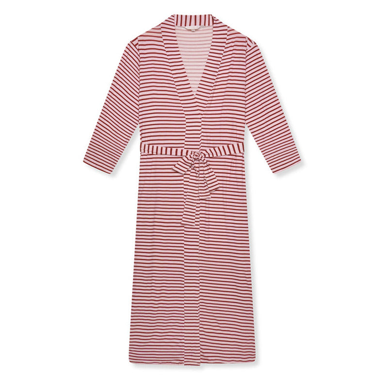 Stretch Maxi Robe- Fireside Stripe-1
