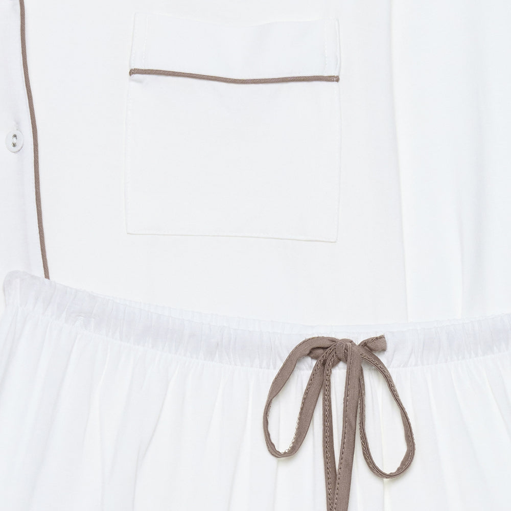 Stretch Pyjama Trouser Set - Dove - The NAP Co. - image 2