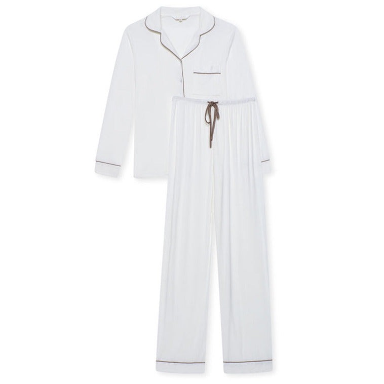 Stretch Pyjama Trouser Set - Dove - The NAP Co. - image 1