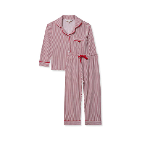 Children’s Modal Trouser PJ Set- Red Rose