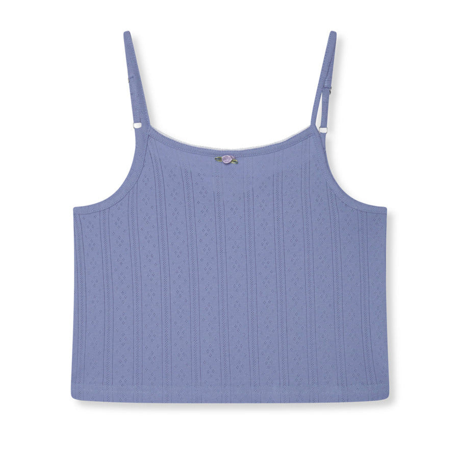 Pointelle Cami Top -Blue Violet - The NAP Co. - image 1