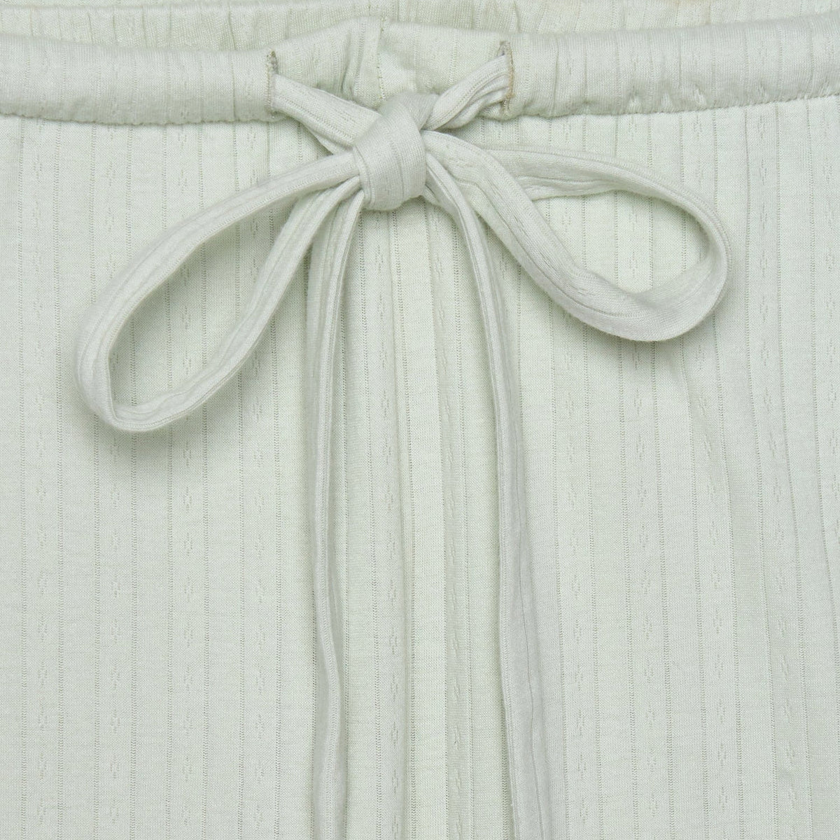 Double Cotton Pointelle Pyjama Trouser Set - Mint - The NAP Co. - image 2