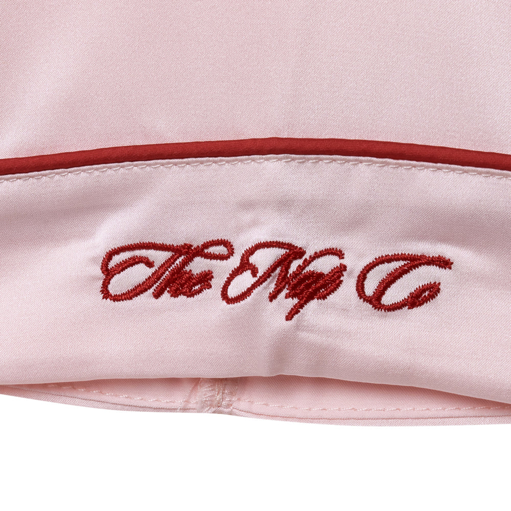 Satin Stretch Trouser PJ- Blush/ Berry