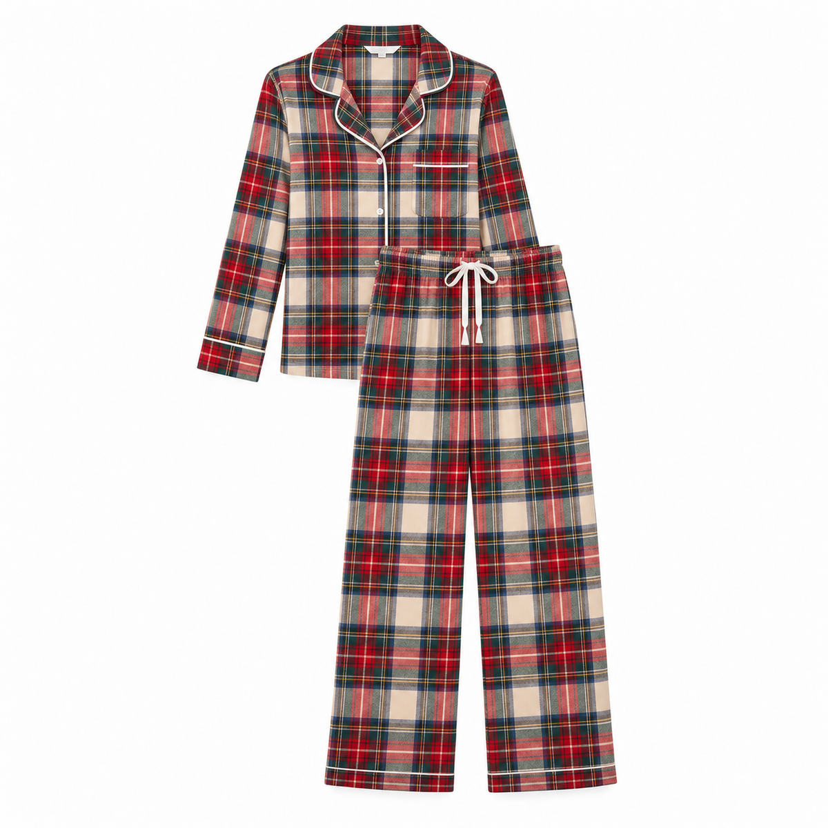 Men's Stretch Pyjama Trouser Set - Highland Check-1