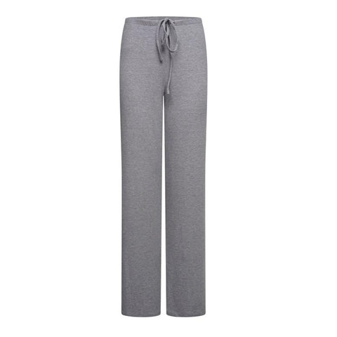 Ribbed Sleep Trouser- Marl Grey