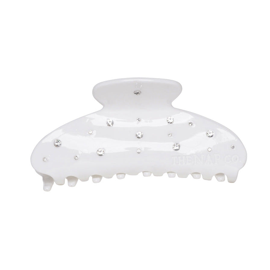Cellulose-Acetate Hair Claw Clip - Marshmallow - The NAP Co.