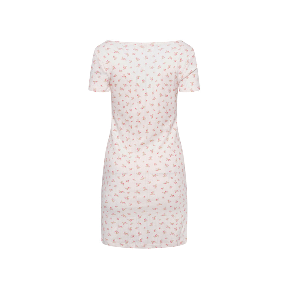 Pointelle Sleep Dress- Rose