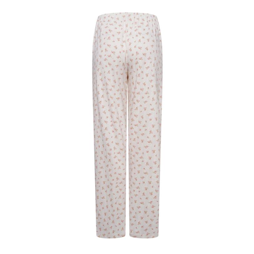 Pointelle Sleep Trouser- Rose