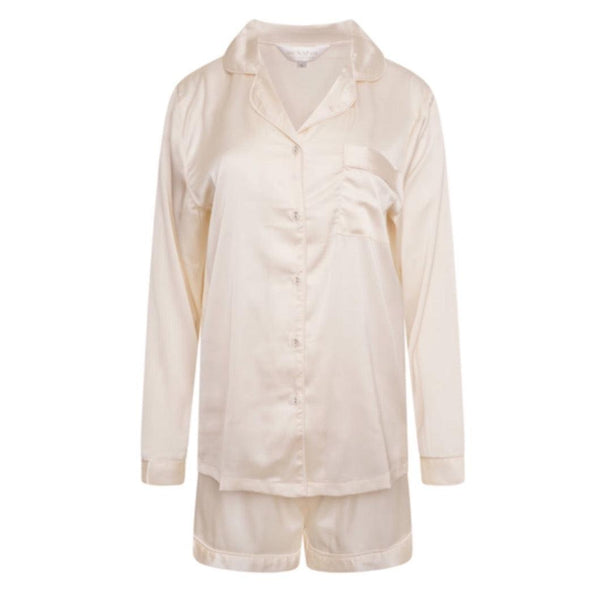 Short Pajama Set- Ivory - Main Image